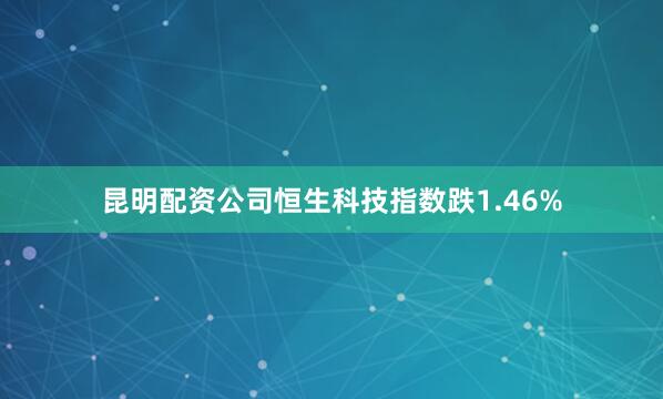 昆明配资公司恒生科技指数跌1.46%
